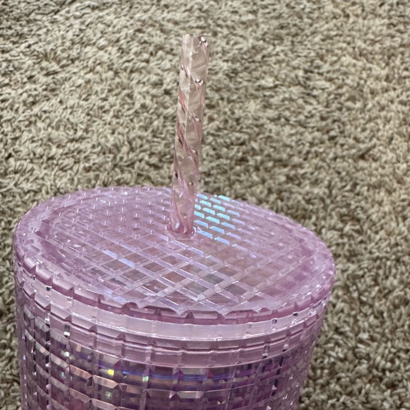 Starbucks Pink Grid Tumbler 24oz - Picture 6 of 7